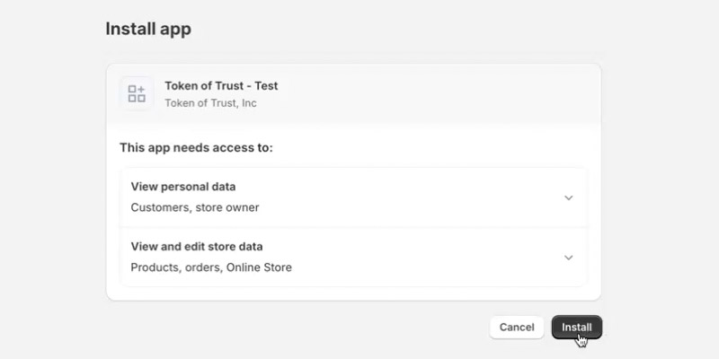 Install Shopify Step 01
