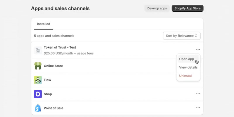 Install Shopify Step #06