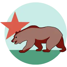 Icon with the bear from the California state flag, representing Token of Trust's compliance with the California Consumer Privacy Act (CCPA).