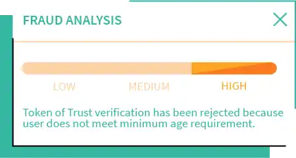 Token of Trust's dashboard reveals high-risk orders, ensuring comprehensive eCommerce Fraud Prevention.