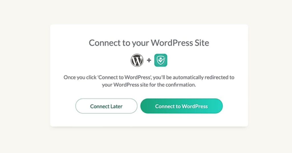 Connect to WordPress