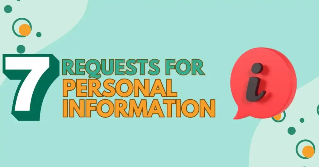 Requests for Personal Information