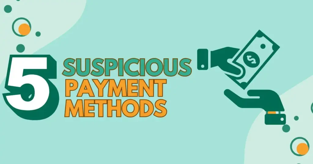 Suspicious Payment Methods