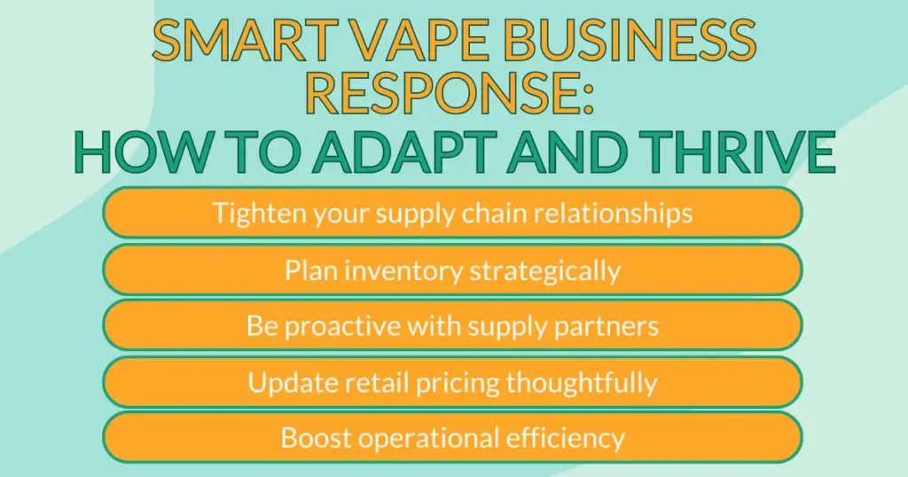 Smart vape business response and how to adapt and thrive