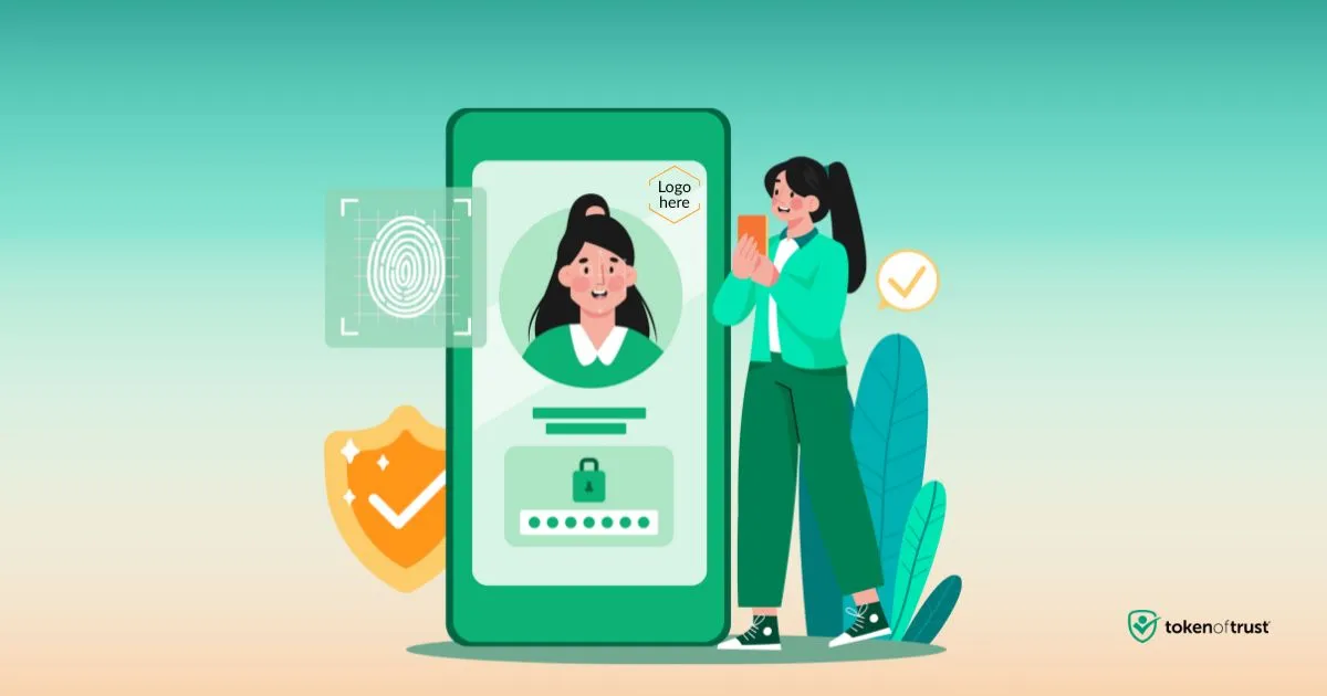 Customized verification flow displayed on mobile screen