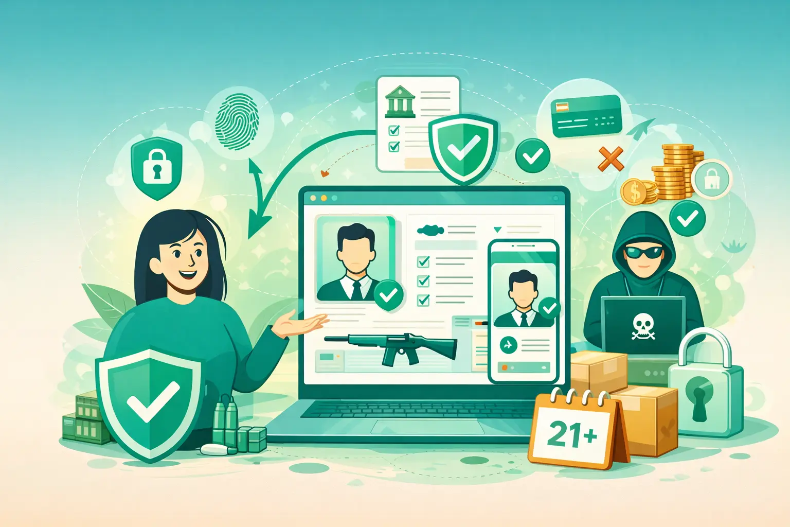 Onboarding fraud prevention with ID verification, biometric checks, and secure user authentication