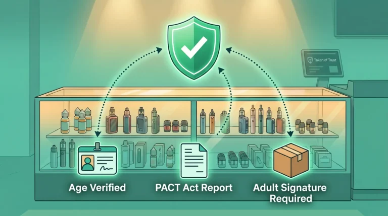PACT Act Compliance Guide for Online Vape Retailers